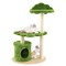 Costway 38" Cute Cat Tree Cat Condo Furniture with Fully Wrapped Sisal Scratching Posts